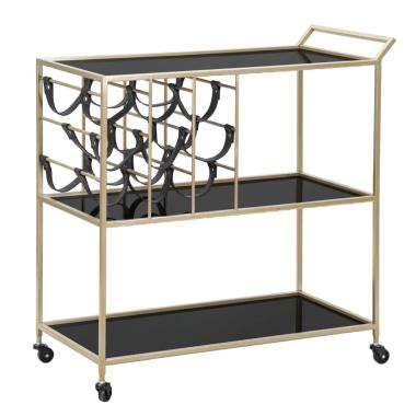 Carrello black string 79 x 39,5 x 82 cm