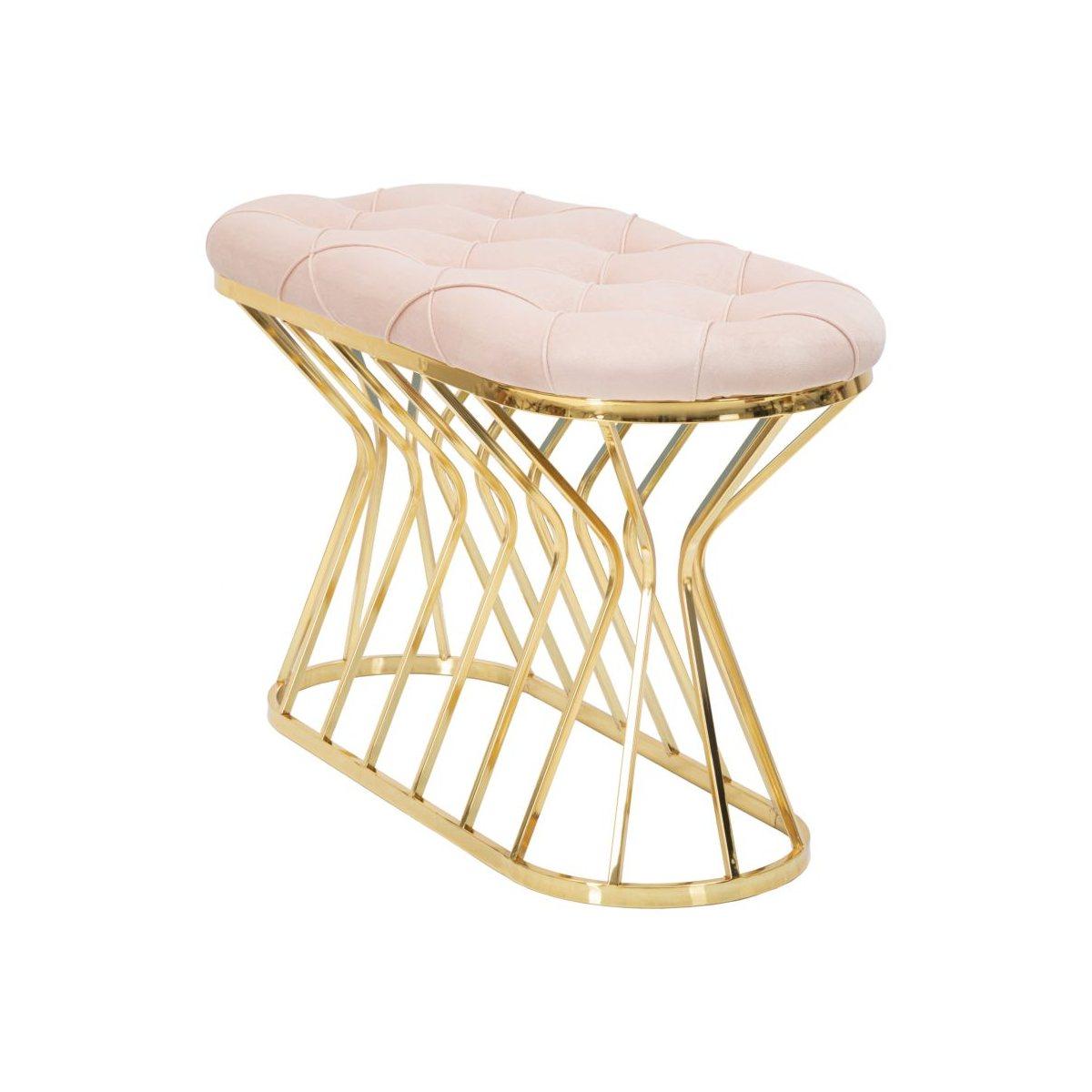 Panca zig rosa 91 x 38 x 52 cm