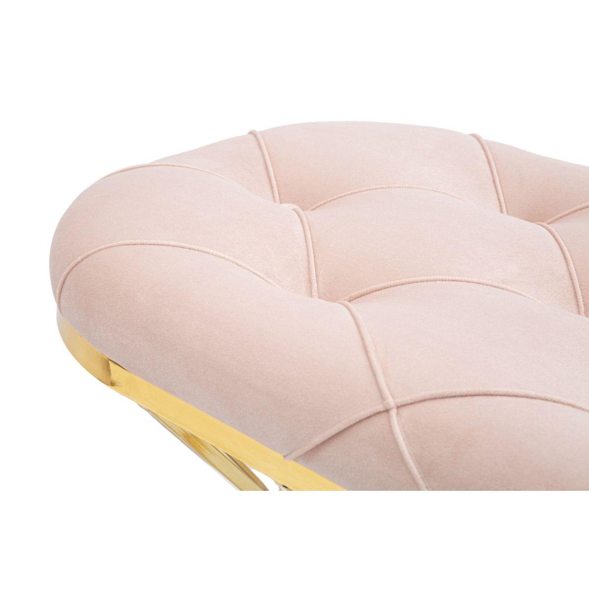 Panca zig rosa 91 x 38 x 52 cm