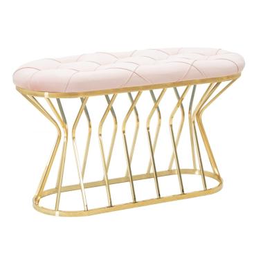 Panca zig rosa 91 x 38 x 52 cm