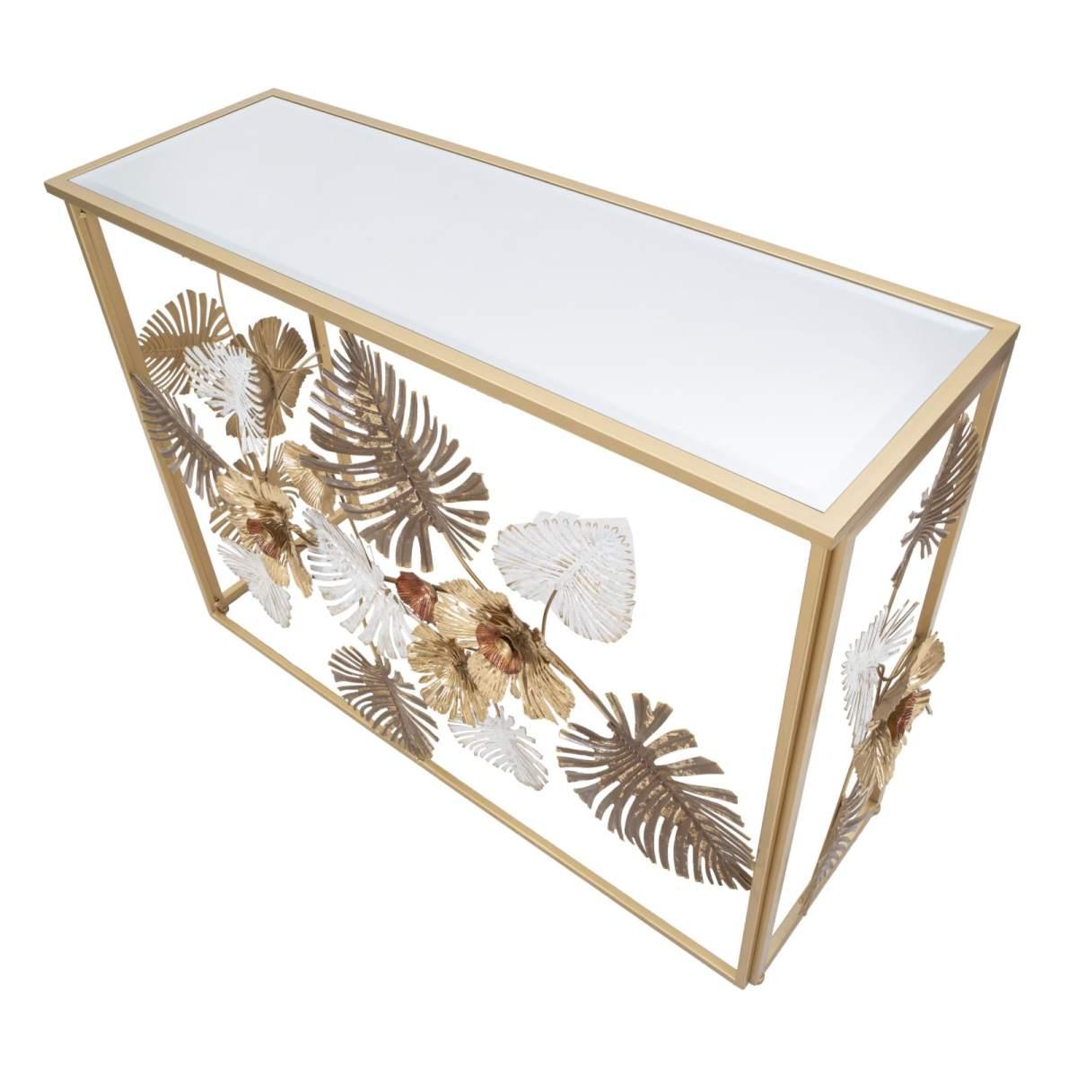 Consolle glam floris 113 x 40 x 80 cm