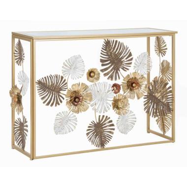 Consolle glam floris 113 x 40 x 80 cm