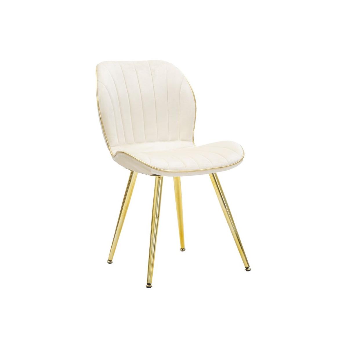 Sedia paris space crema gold Set 2 pz