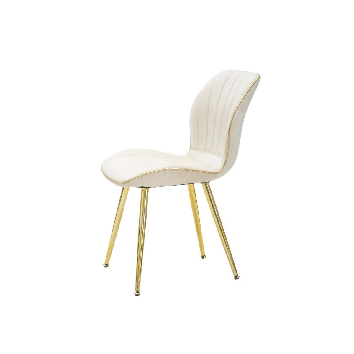 Sedia paris space crema gold Set 2 pz