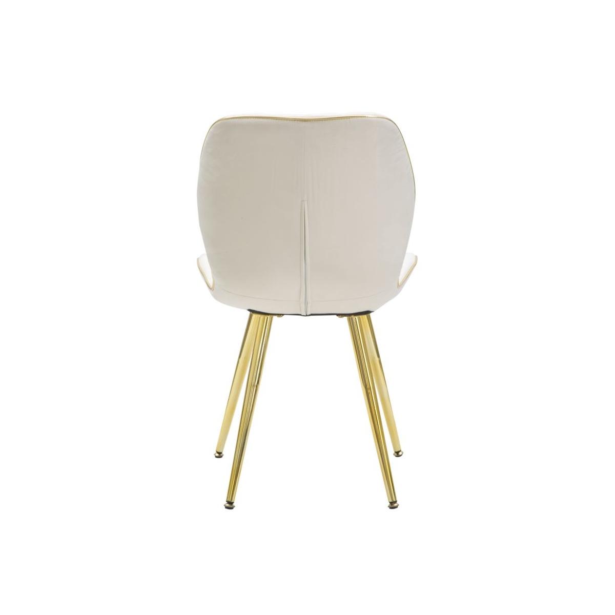 Sedia paris space crema gold Set 2 pz
