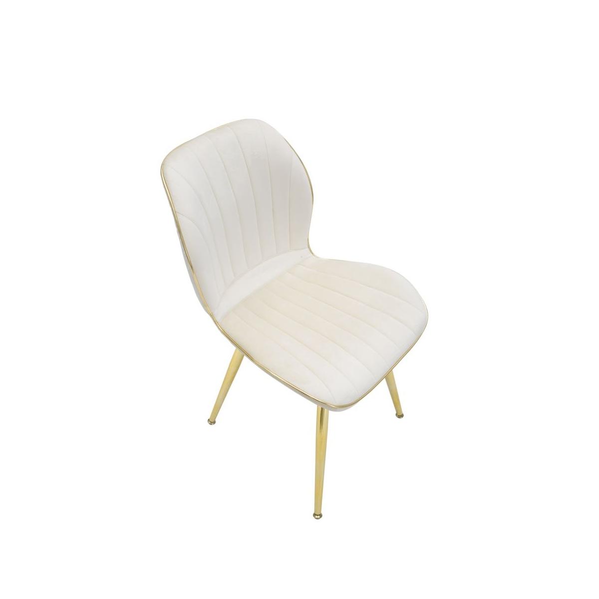 Sedia paris space crema gold Set 2 pz