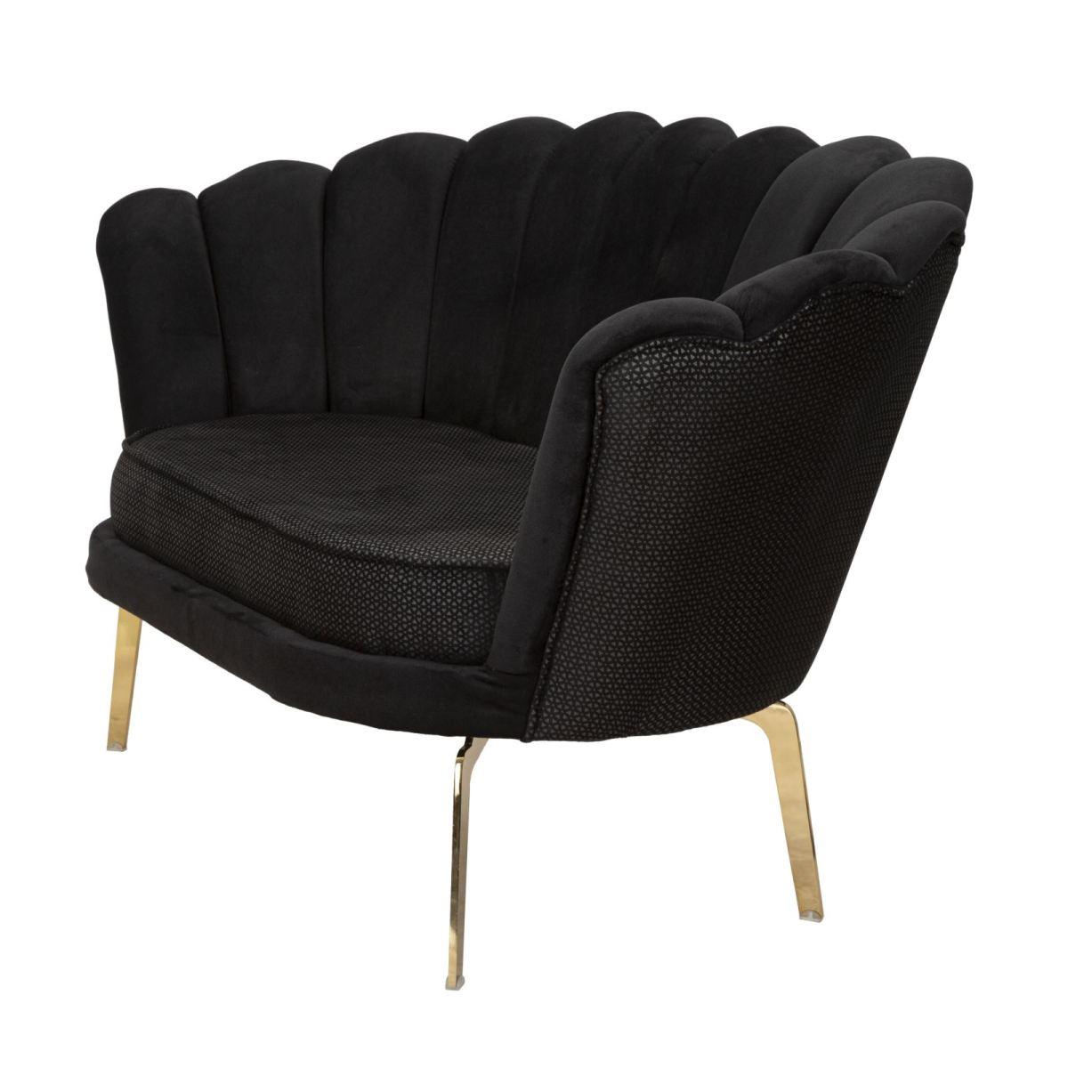 Divano vienna plus nero 136 x 76 x 78 cm