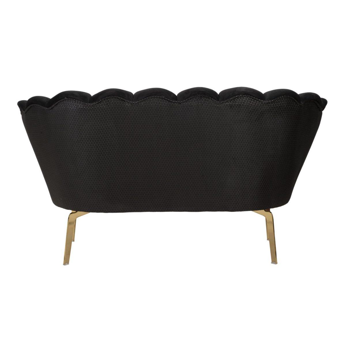 Divano vienna plus nero 136 x 76 x 78 cm