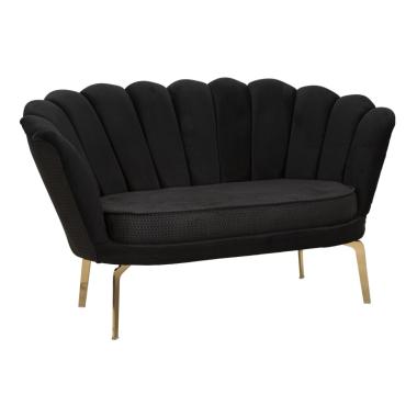 Divano vienna plus nero 136 x 76 x 78 cm