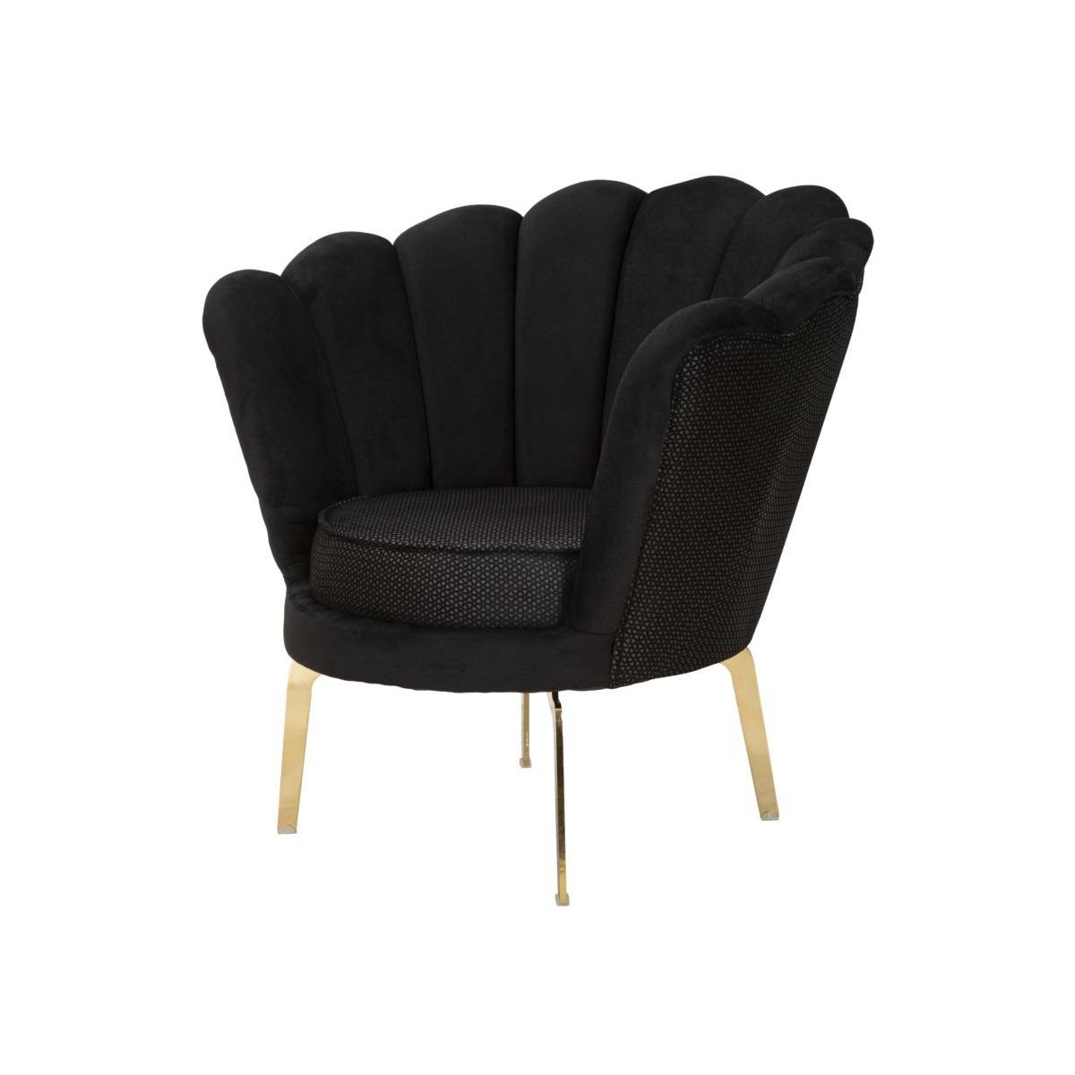 Poltrona vienna plus nera 83 x 76 x 78 cm