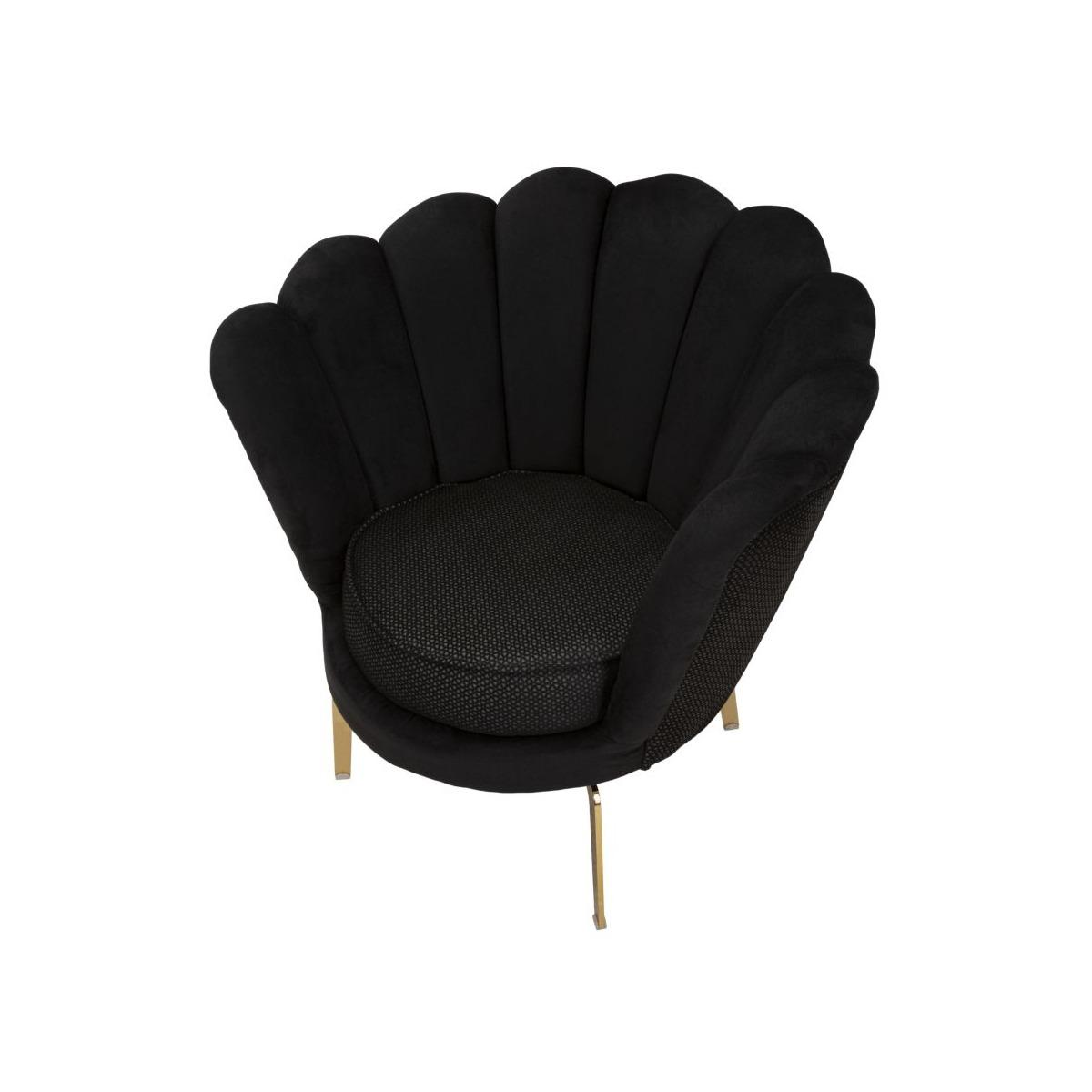 Poltrona vienna plus nera 83 x 76 x 78 cm