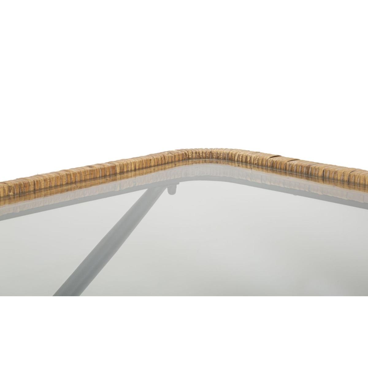 Tavolo da caffe saint barth rett 70 x 50 x 45 cm