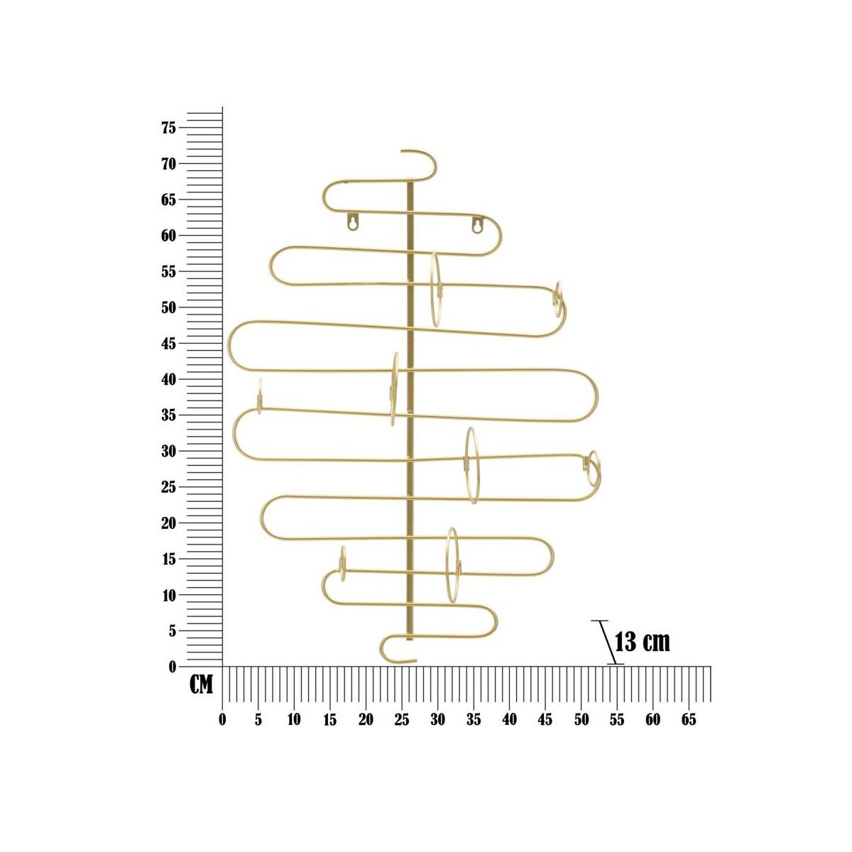 Porta Bottiglie Da Muro Alid cm.53x13x72