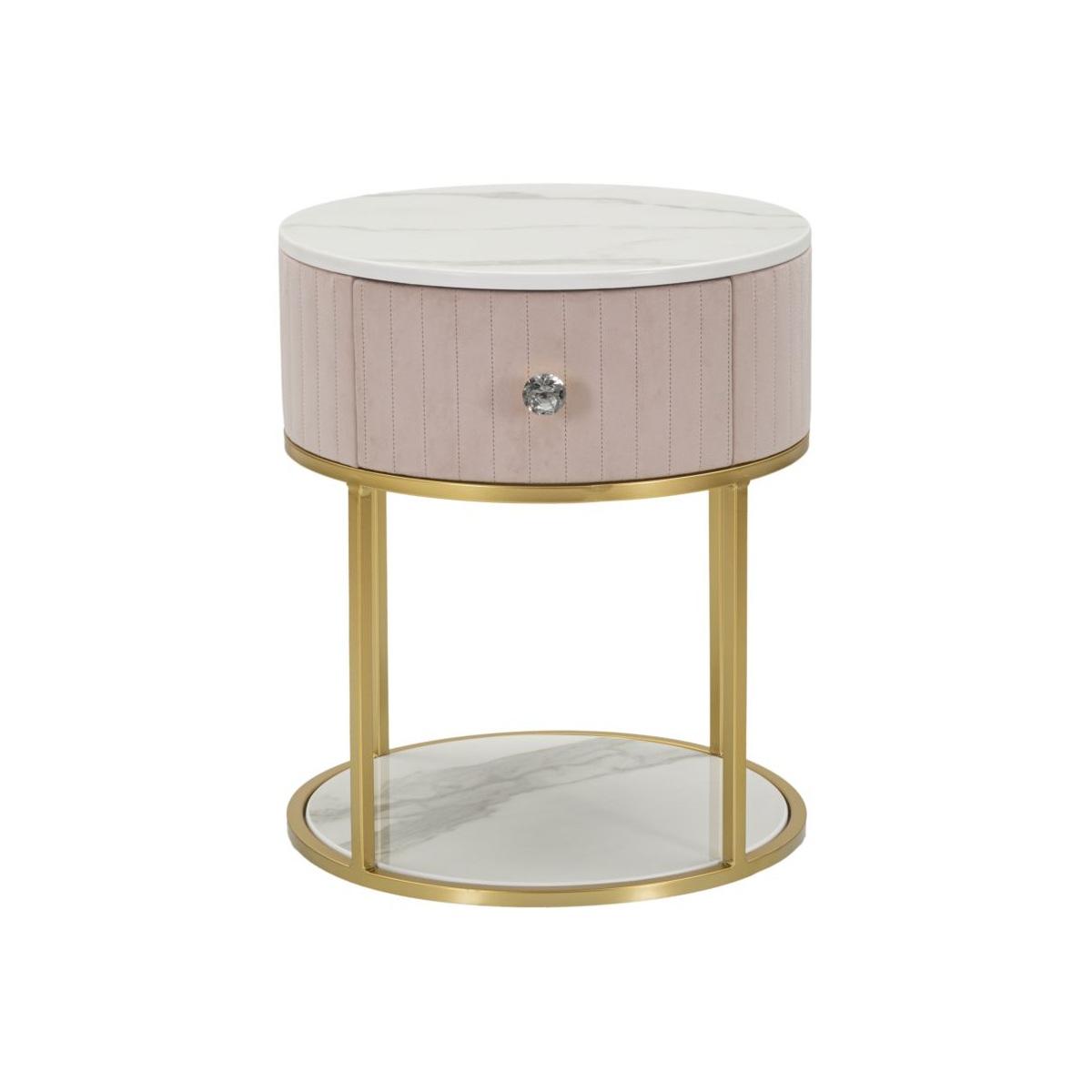 Comodino montpellier rosa