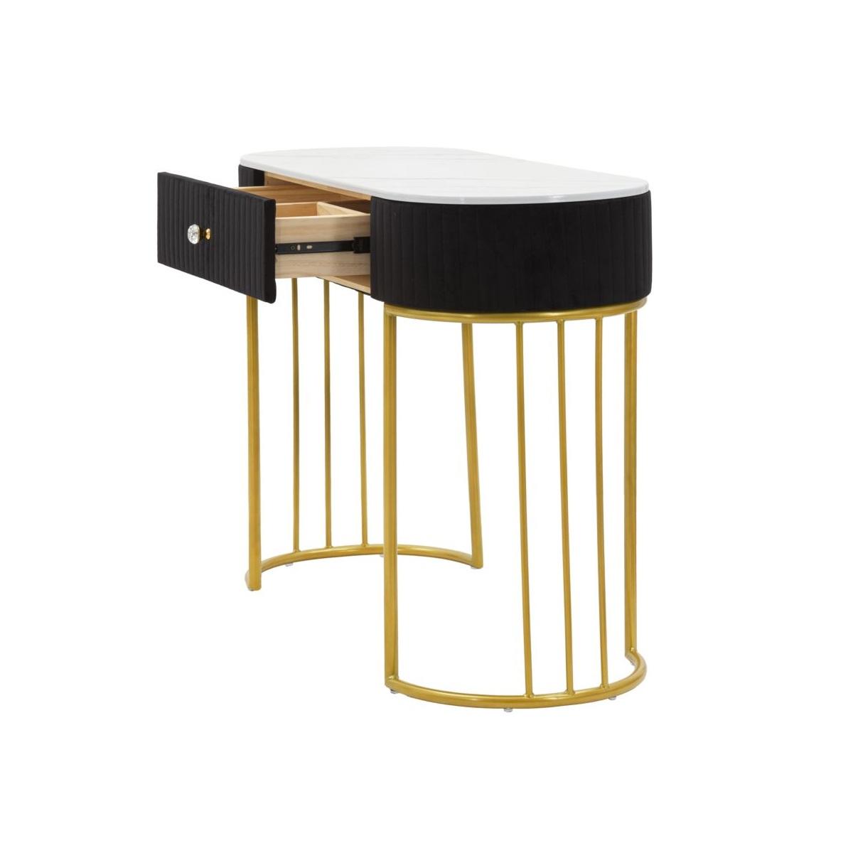 Consolle montpellier nera 100 x 43 x 74 cm