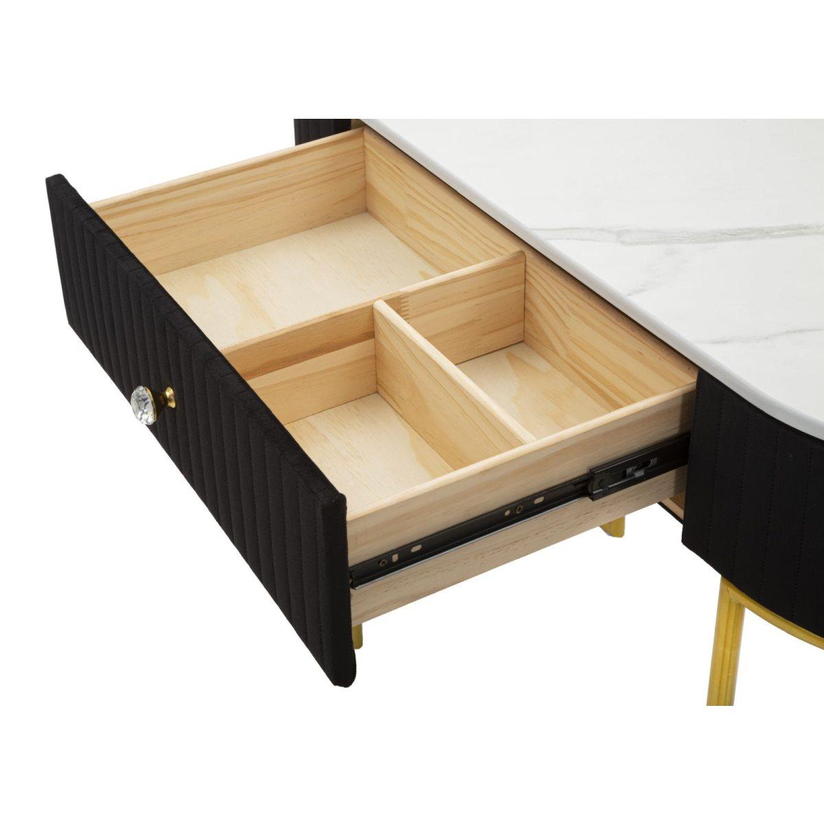 Consolle montpellier nera 100 x 43 x 74 cm