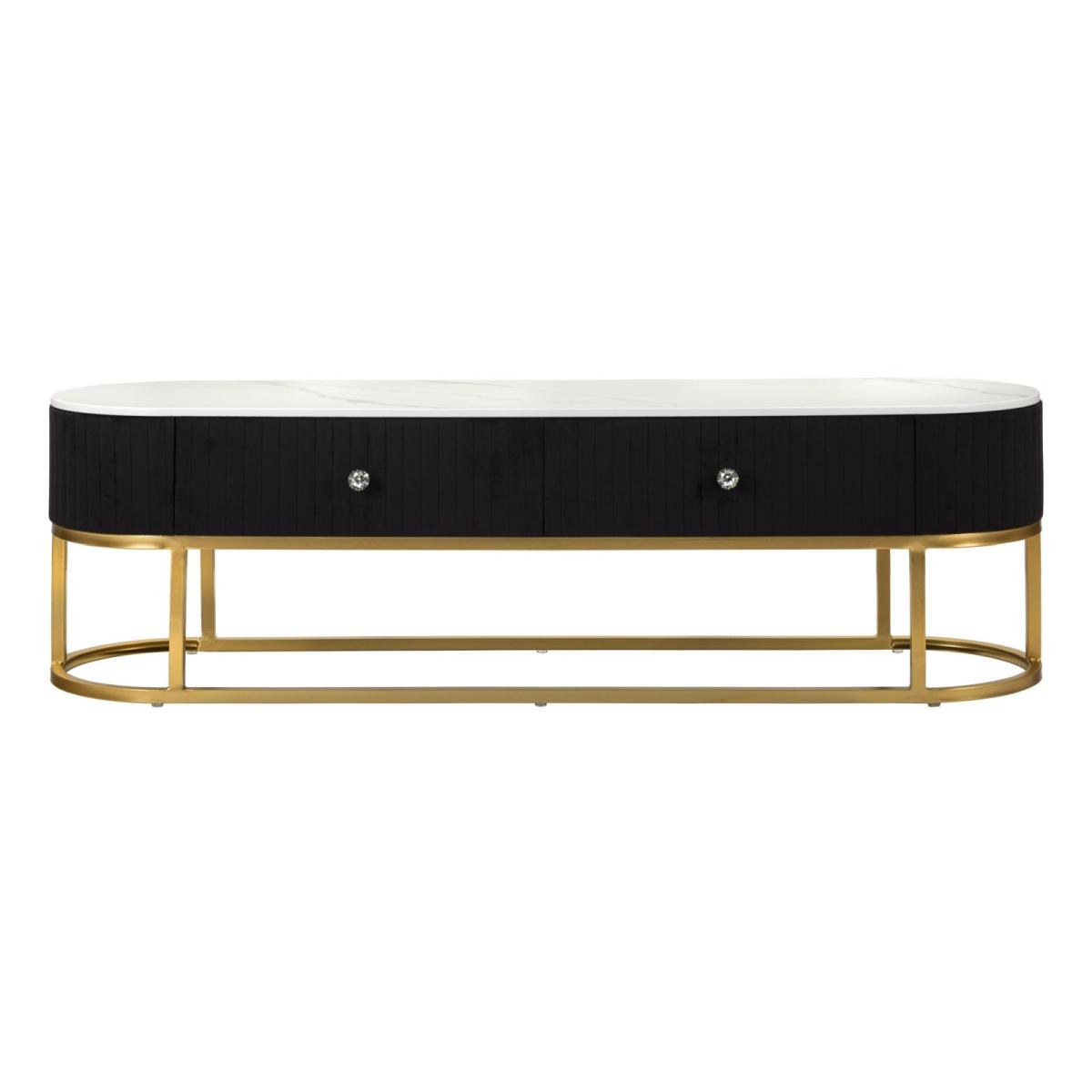 Porta tv montpellier nero 150 x 42 x 45 cm