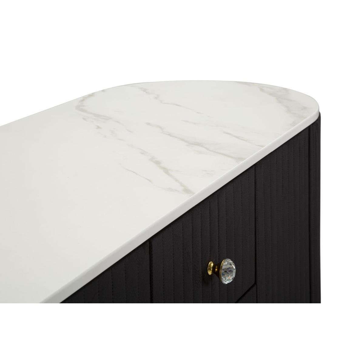 Mobile montpellier nero 120 x 40 x 85 cm