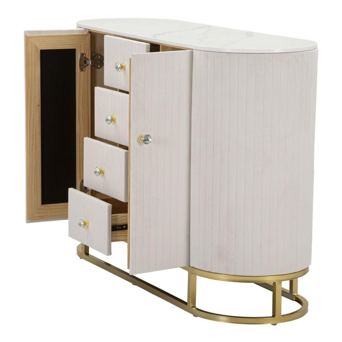 Mobile montpellier crema 120 x 40 x 85 cm