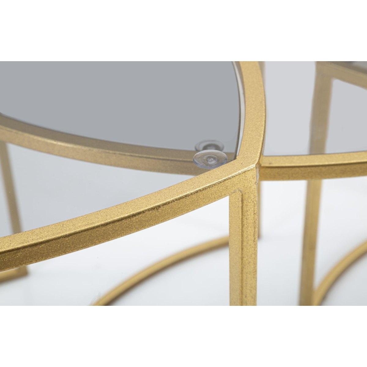Tavolinetti da caffe triangle Set 3 pz