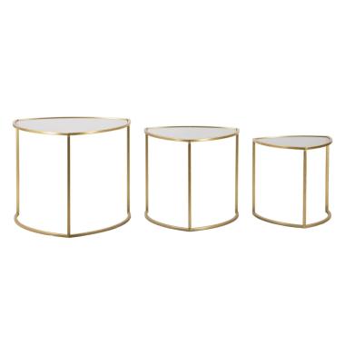 Tavolinetti da caffe triangle Set 3 pz