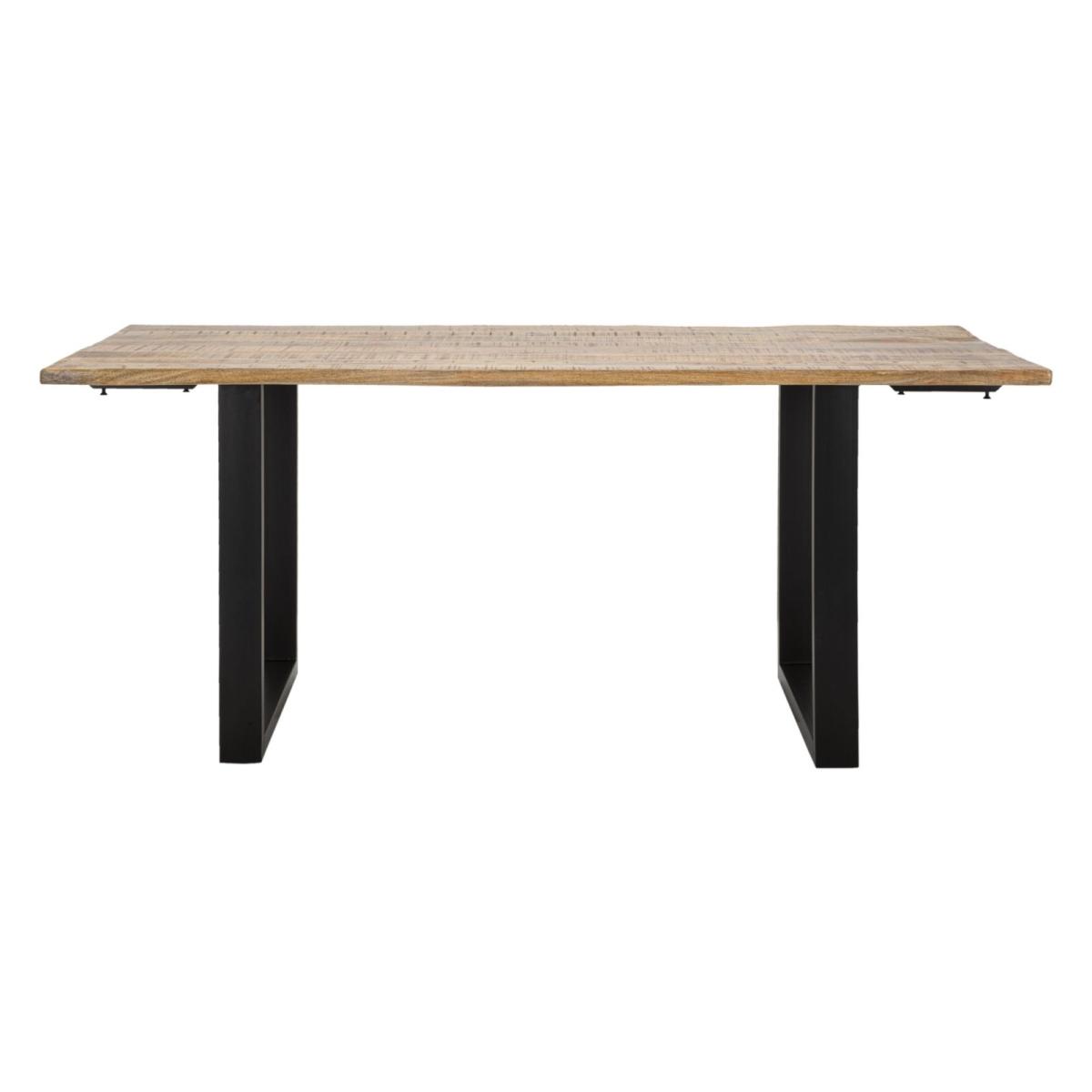 Tavolo da pranzo edge all lunghezza totale 280 legno di mango 180 x 90 cm