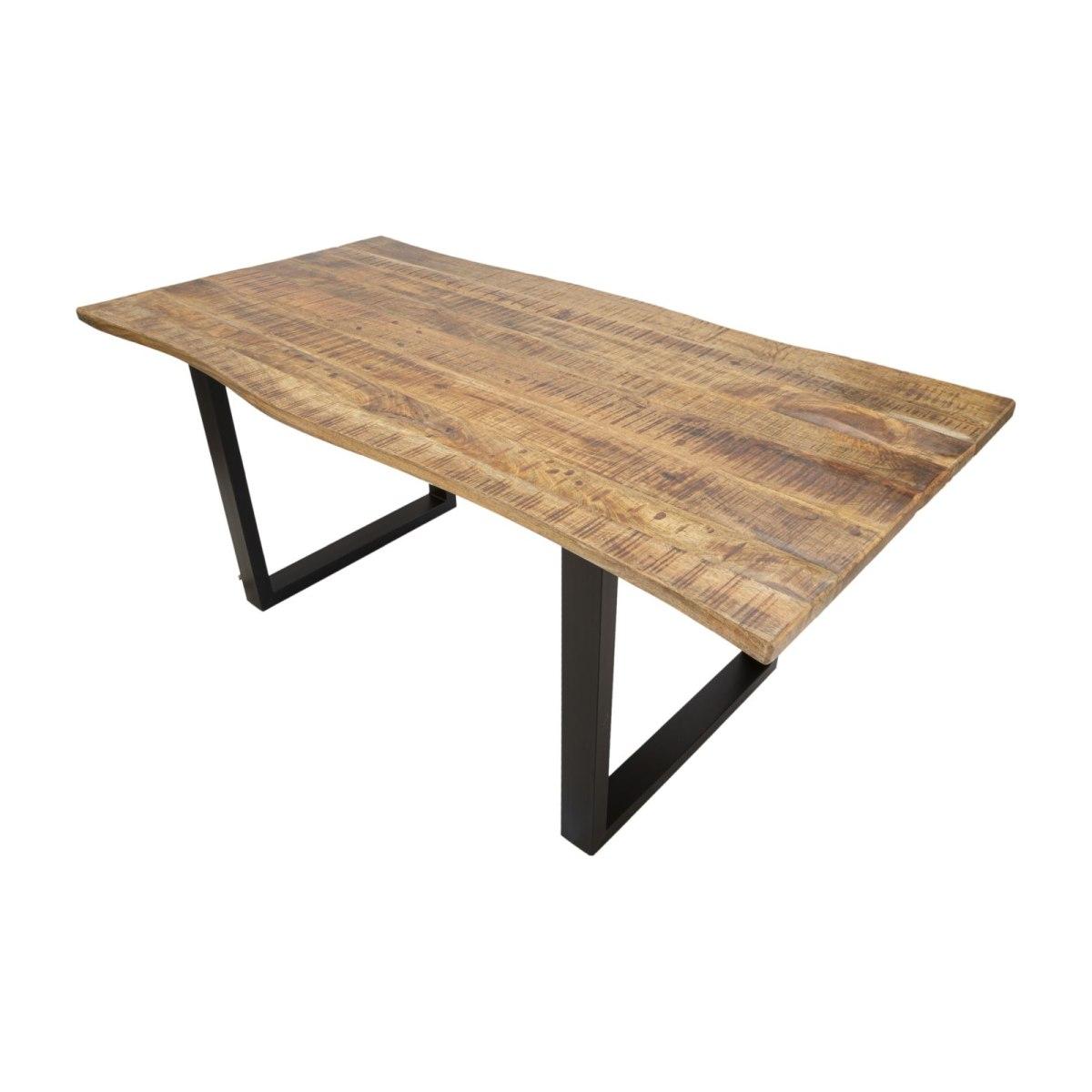 Tavolo da pranzo edge all lunghezza totale 280 legno di mango 180 x 90 cm