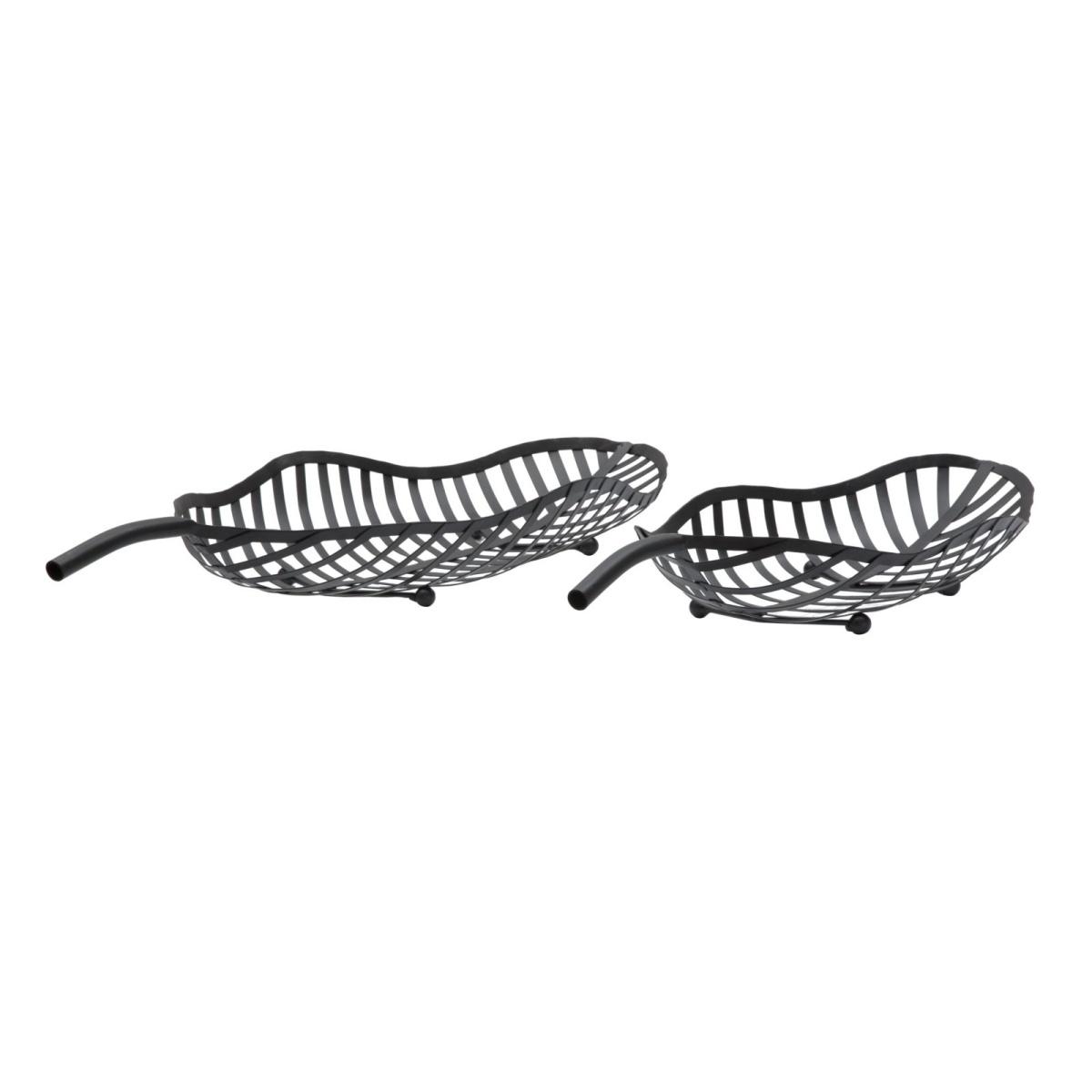 Svuota tasche foglia black coppia 61 x 25 cm