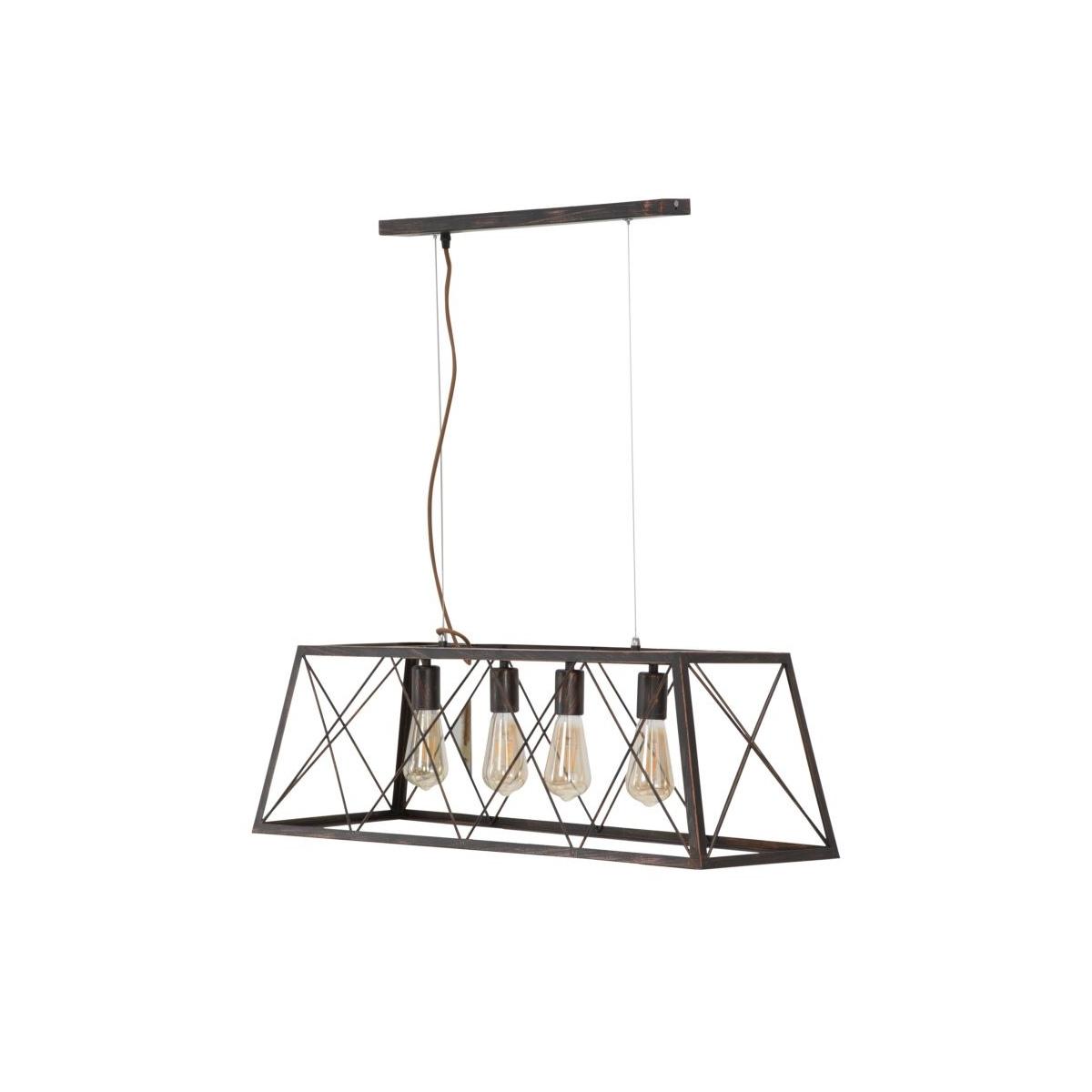 Lampadario industry 78 x 30 x 26,5 cm