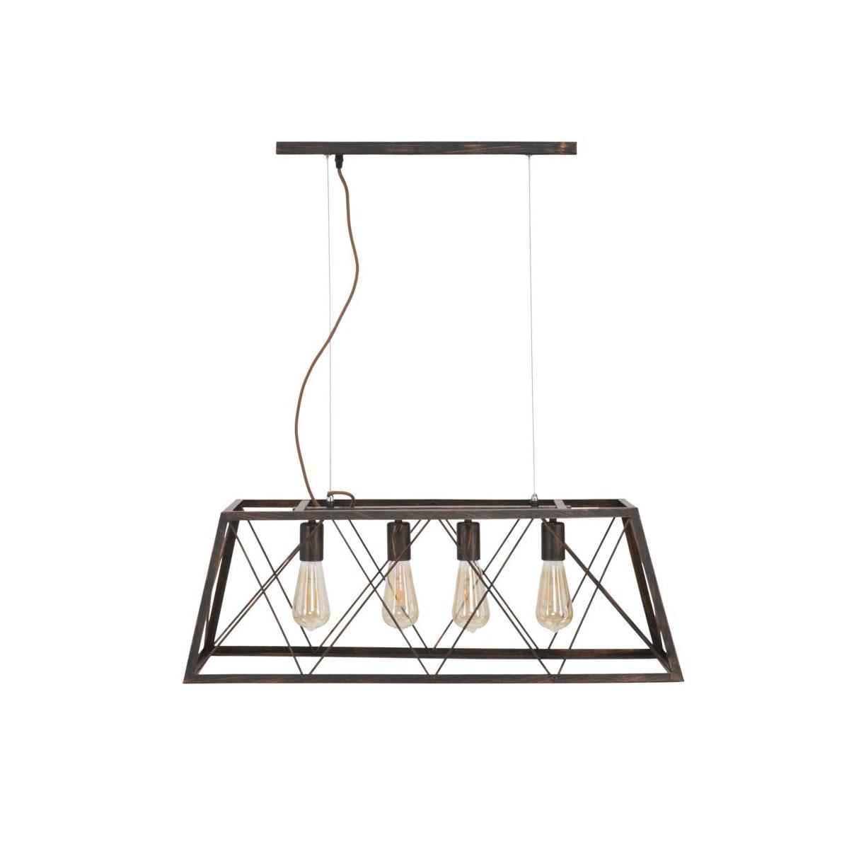 Lampadario industry 78 x 30 x 26,5 cm