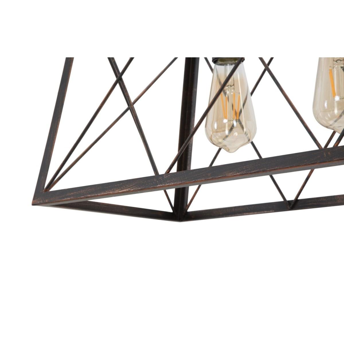 Lampadario industry 78 x 30 x 26,5 cm
