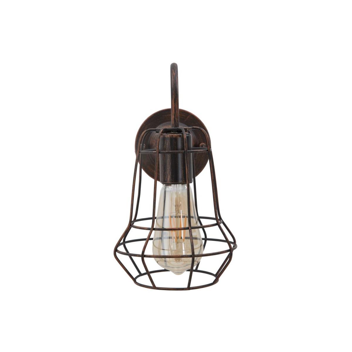 Lampada muro industry mod 33 x 15 x 27,5 cm