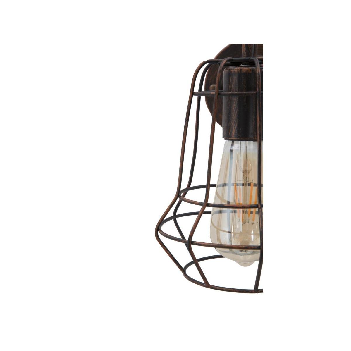 Lampada muro industry mod 33 x 15 x 27,5 cm