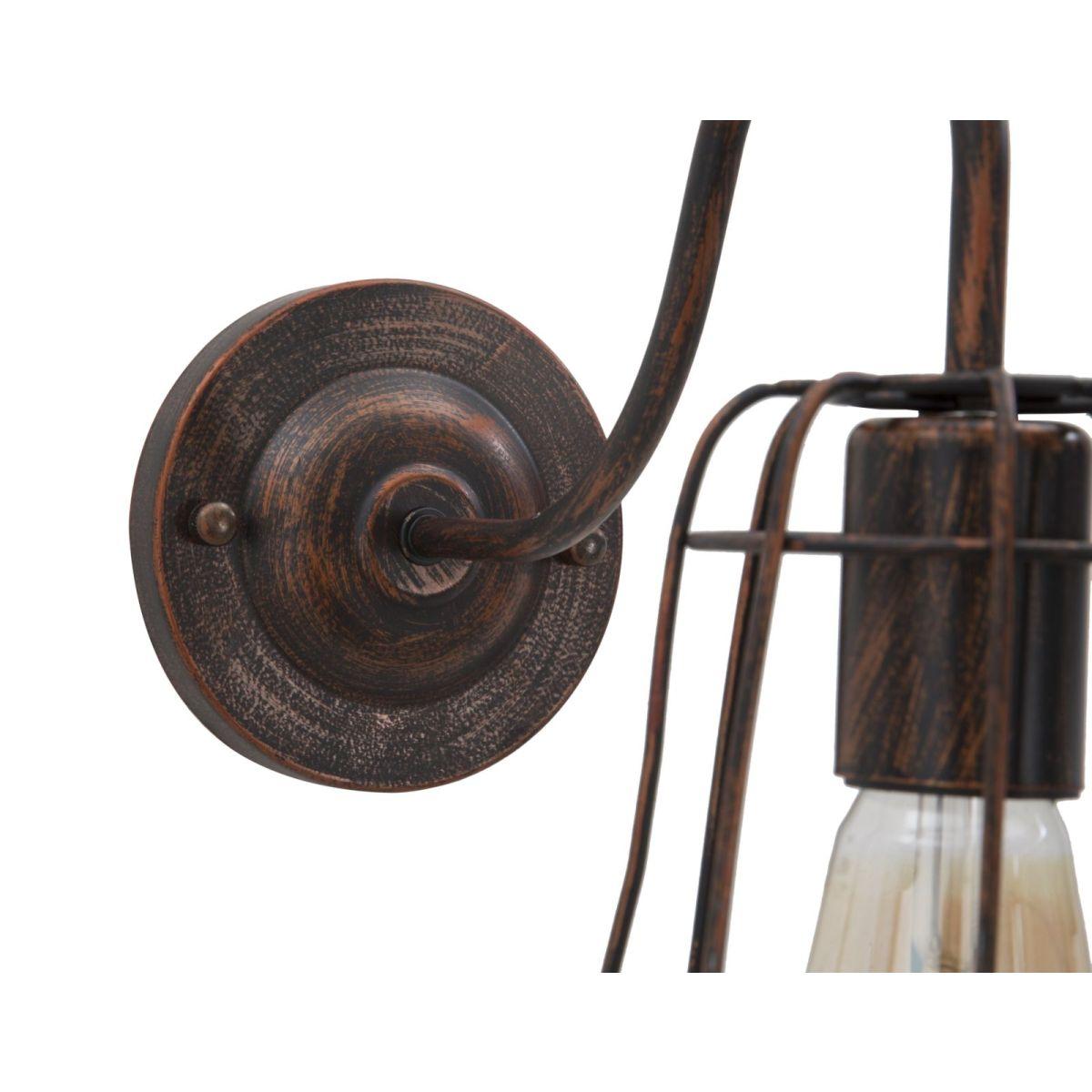 Lampada muro industry mod 33 x 15 x 27,5 cm