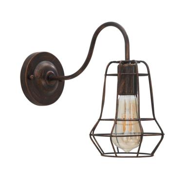 Lampada muro industry mod 33 x 15 x 27,5 cm