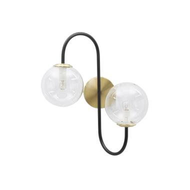 Lampada muro iron black 36 x 24 x 45 cm