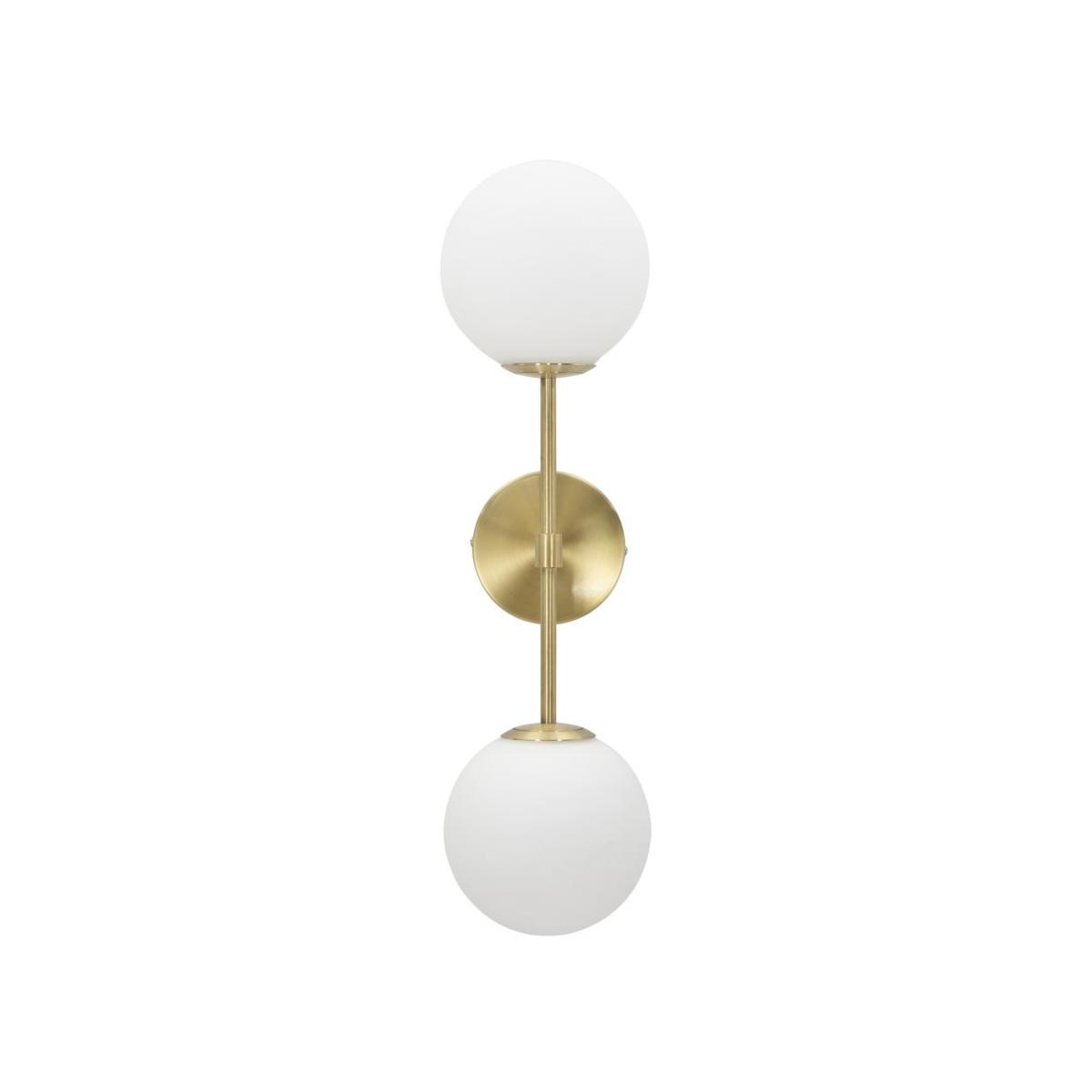 Lampada muro glamy doppia 15 x 21 x 55 cm
