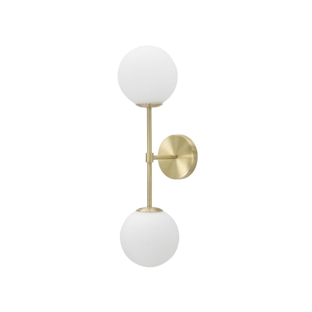 Lampada muro glamy doppia 15 x 21 x 55 cm