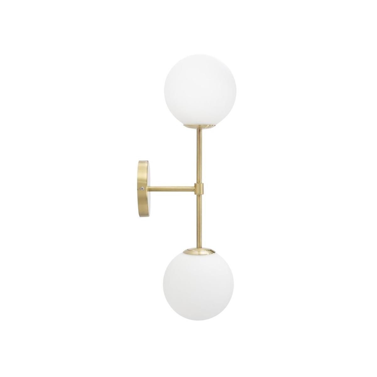 Lampada muro glamy doppia 15 x 21 x 55 cm