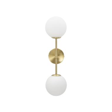 Lampada muro glamy doppia 15 x 21 x 55 cm