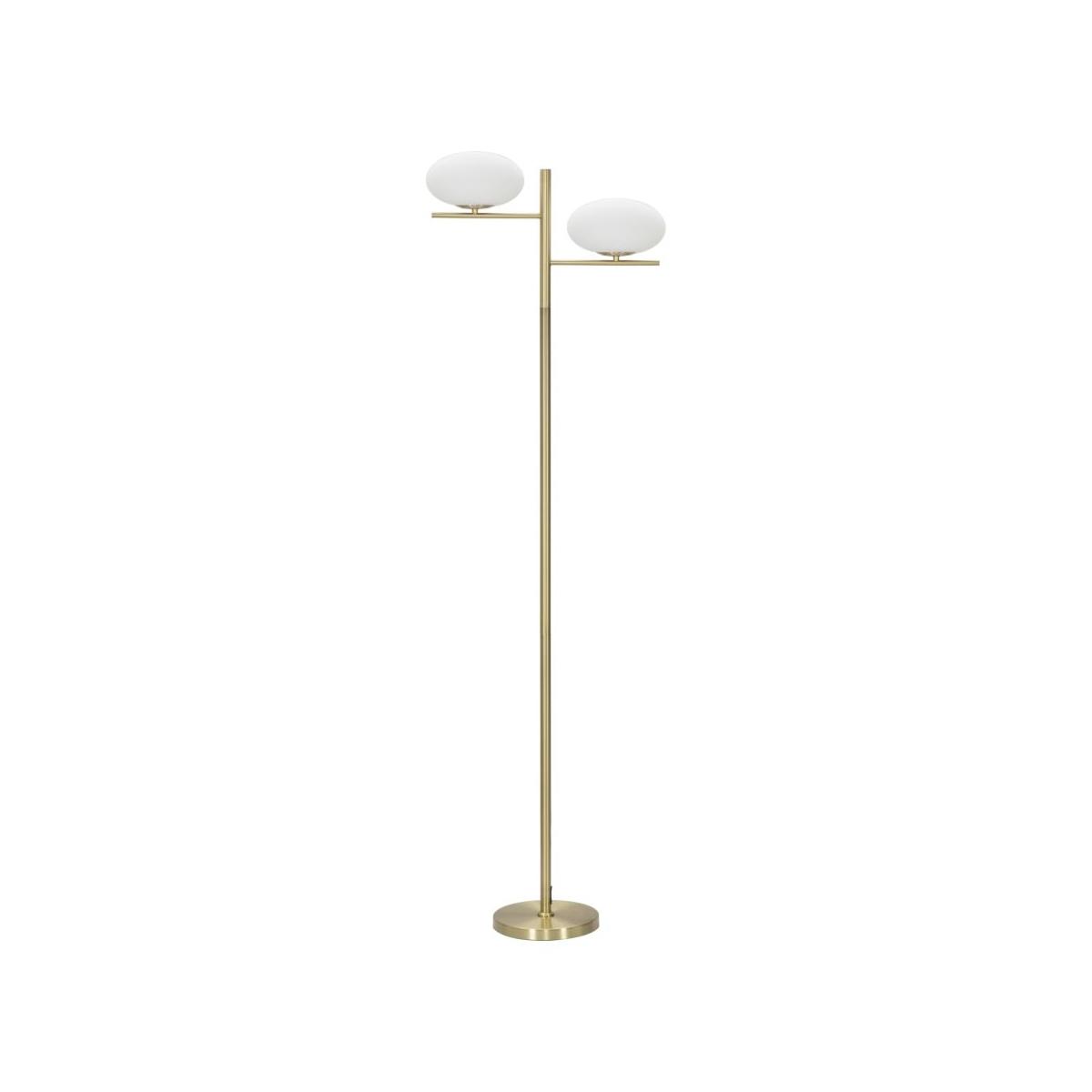 Lampada terra oval glamy 51 x 24 x 180 cm