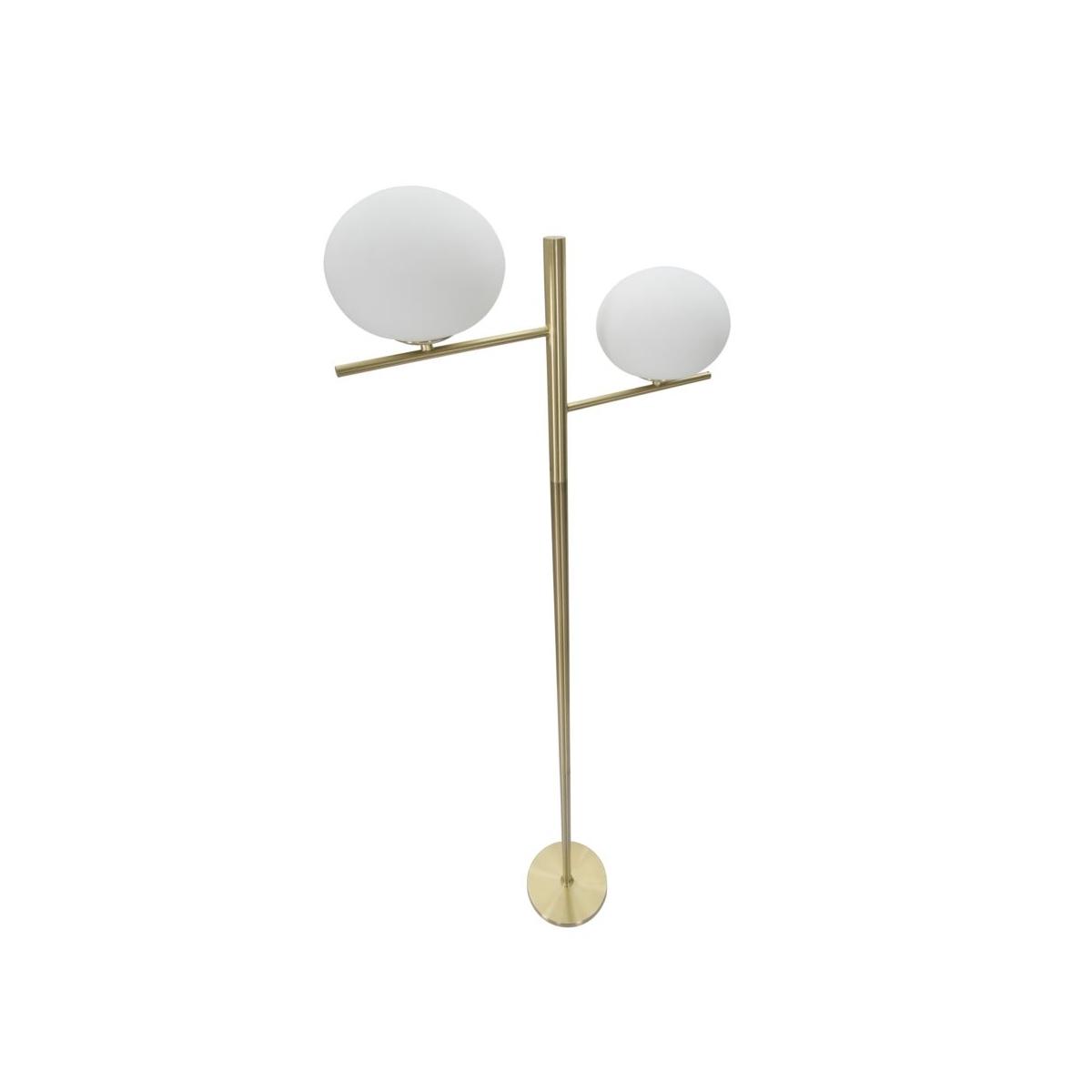 Lampada terra oval glamy 51 x 24 x 180 cm