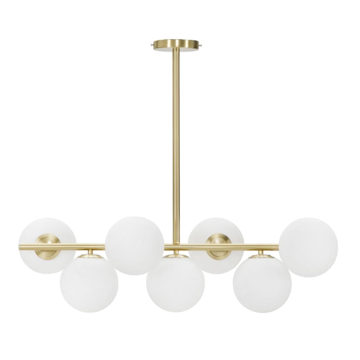 Lampadario glamy 7 luci 81 x 30 x 74 cm