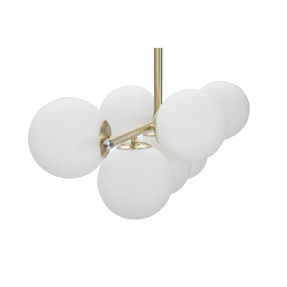 Lampadario glamy 7 luci 81 x 30 x 74 cm