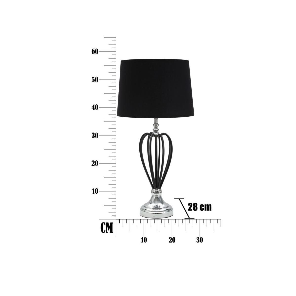 Lampada da tavolo darky silver