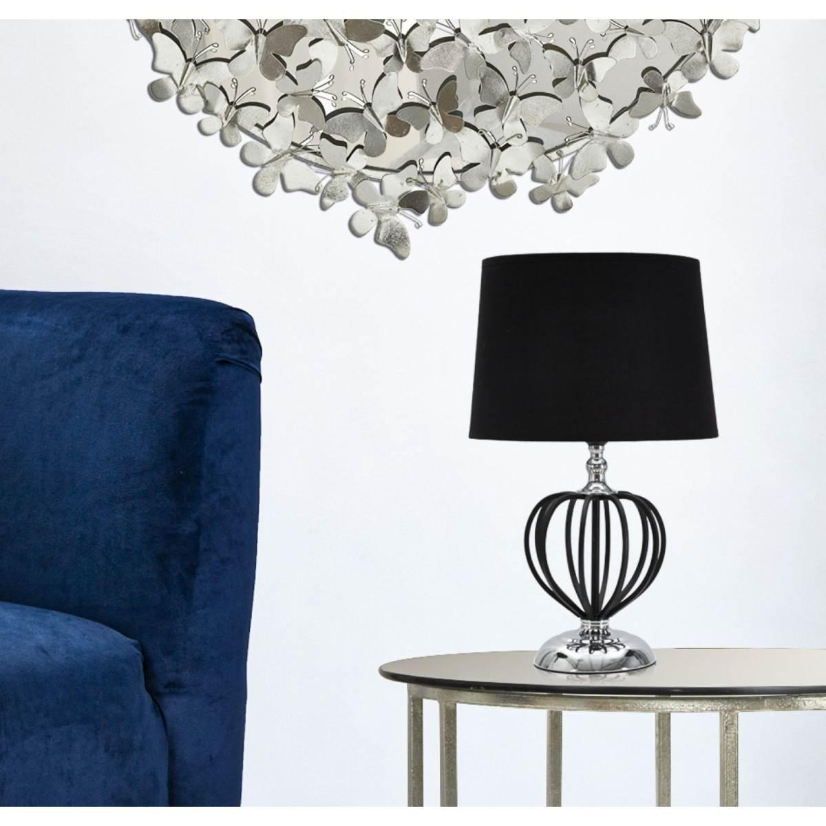 Lampada da tavolo darky silver