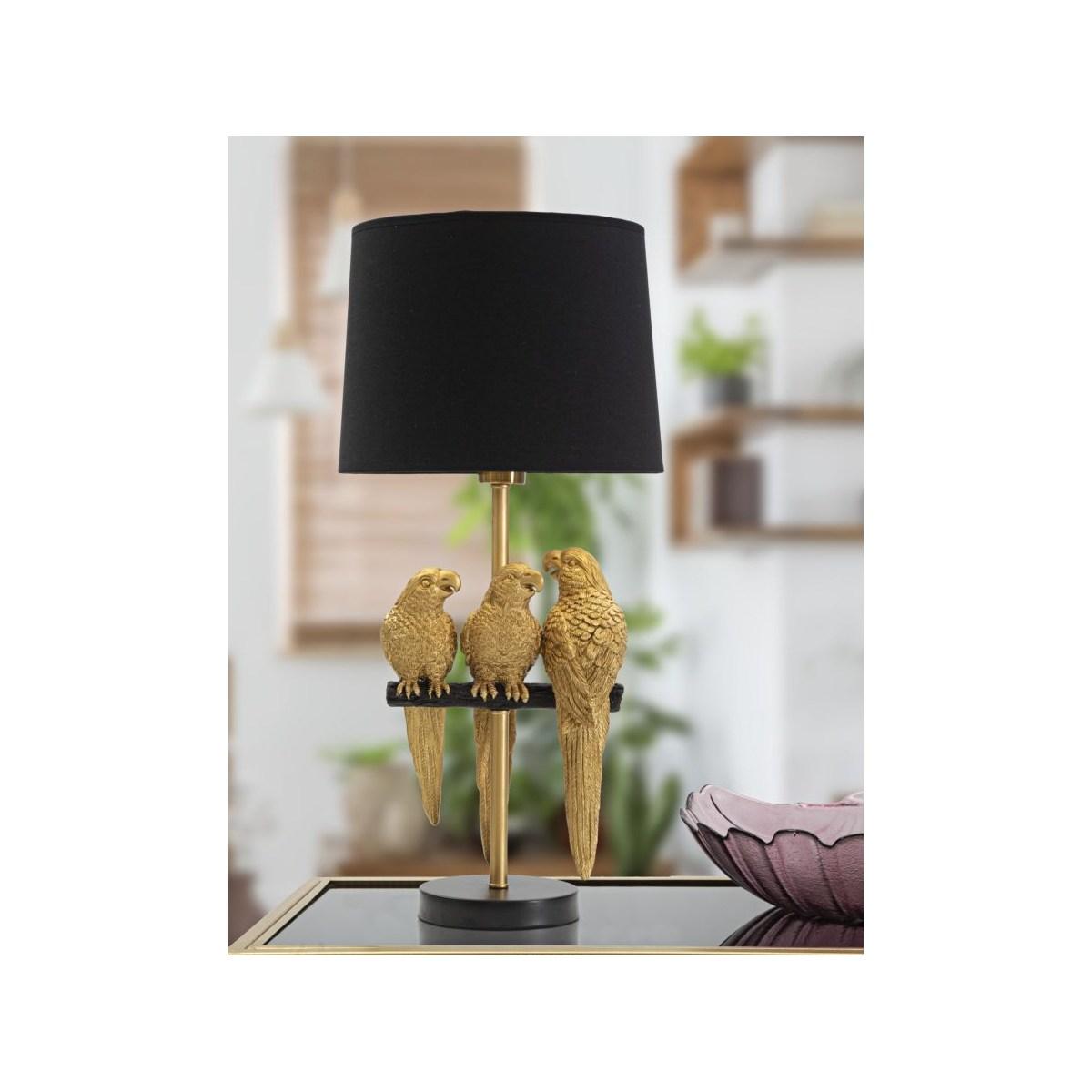 Lampada tavolo pappagalli