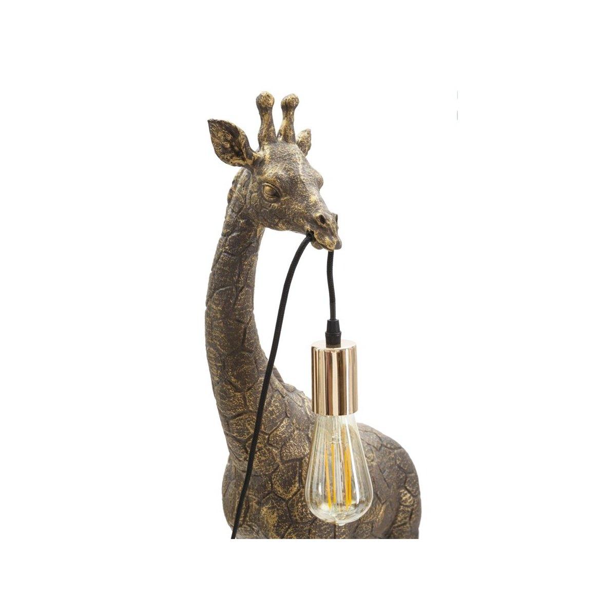 Lampada da tavolo giraffa 40 x 22 x 80 cm