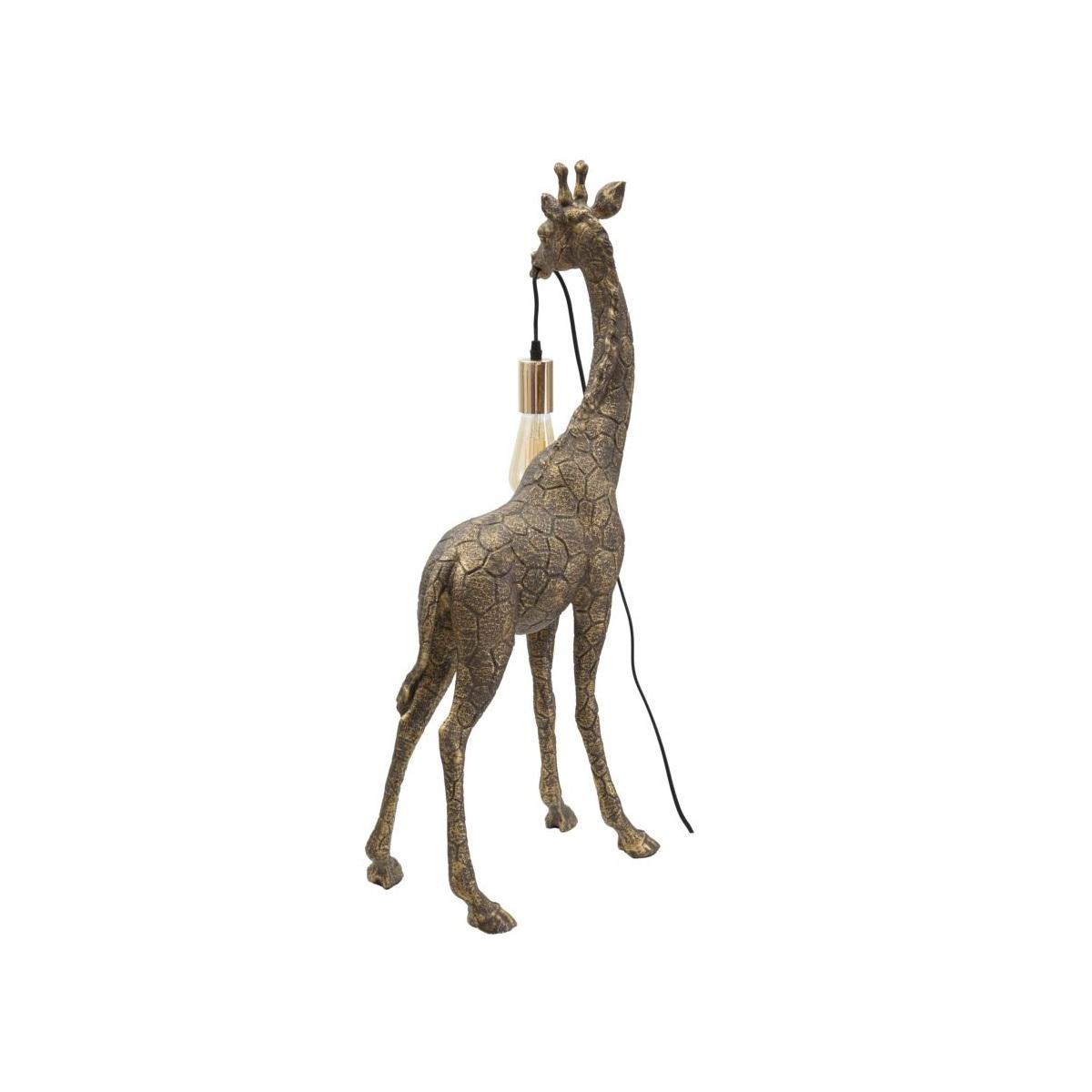 Lampada da tavolo giraffa 40 x 22 x 80 cm