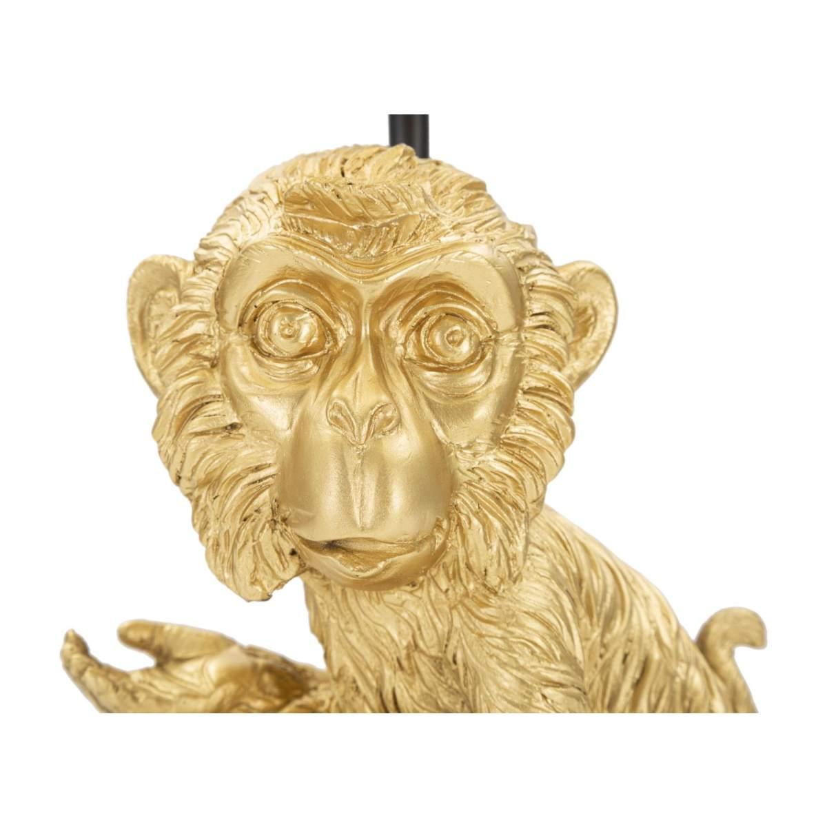 Lampada tavolo scultura scimmia seduta